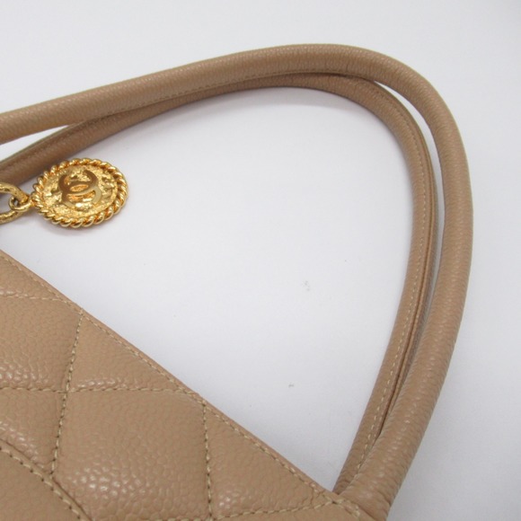 Chanel Skin Caviar Beige Tote Bag - Picture 6 of 10